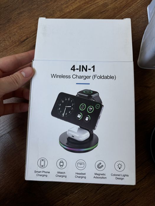 Incarcator wireless 4 in 1