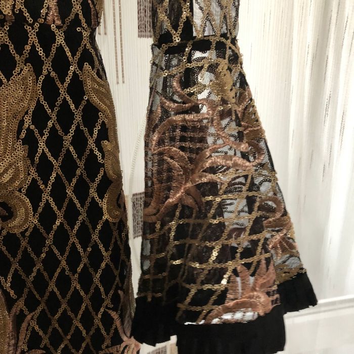 Rochie eleganta de seara lunga cu paiete