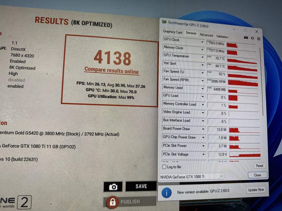 Видеокарта | 1080Ti 11gb