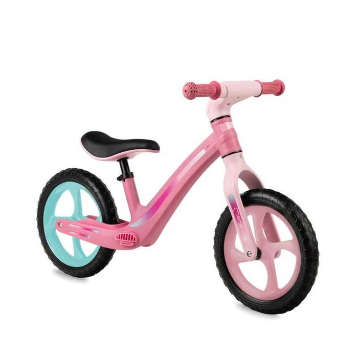 Колело за баланс MoMi Mizo - розово, зелено, черно
