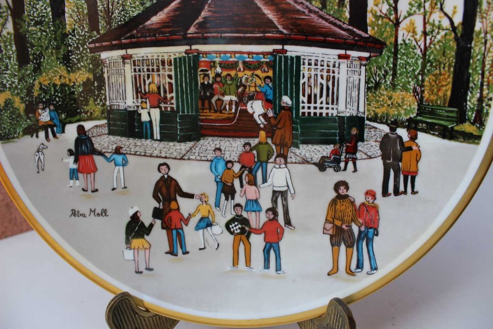 Set 2 farfurii anotimpuri HUTSCHENREUTHER Petra Moll, editie limitata