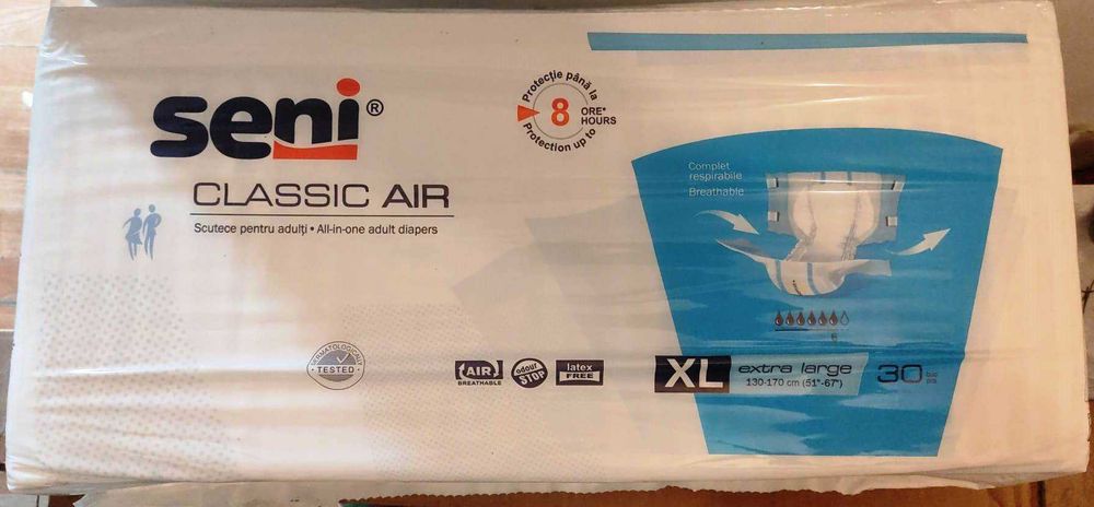 Vand un pachet Pampers Seni Classic  Air XL Extralarge