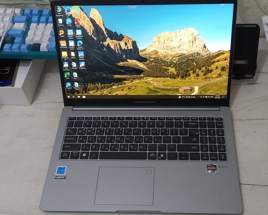 Asus ExpertBook 15.6" FHD IPS | Ryzen 5 7535HS | 8GB DDR5 | 512GB SSD