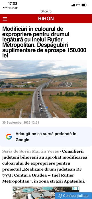 Teren   Grigorescu langa Padure cu Puz, schita, curent in maxim 5 luni, cf, Drum public