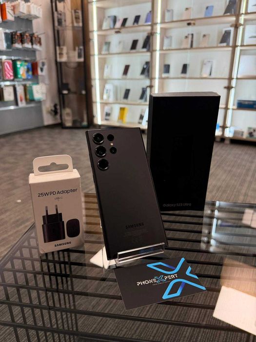 PhoneXpert SH - Samsung Galaxy S23 Ultra 256GB Black Excelent #41993