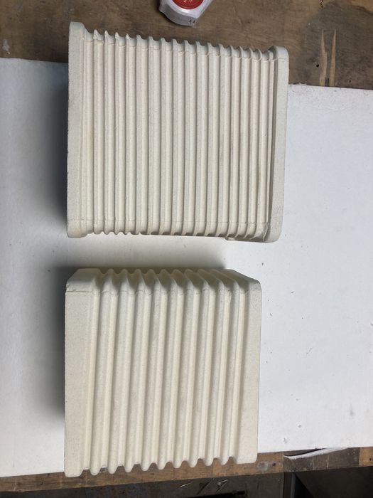 Керамични муфели за пещи с външни канали