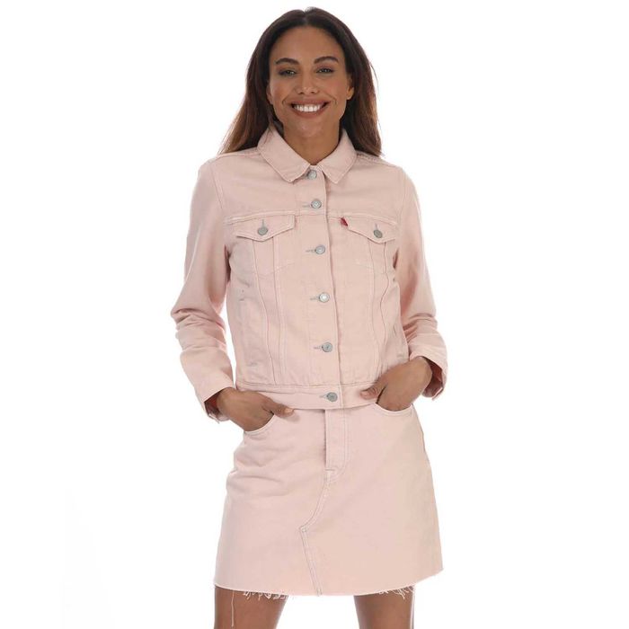 Jacheta de blugi Levi's, masura M, roz somon deschis