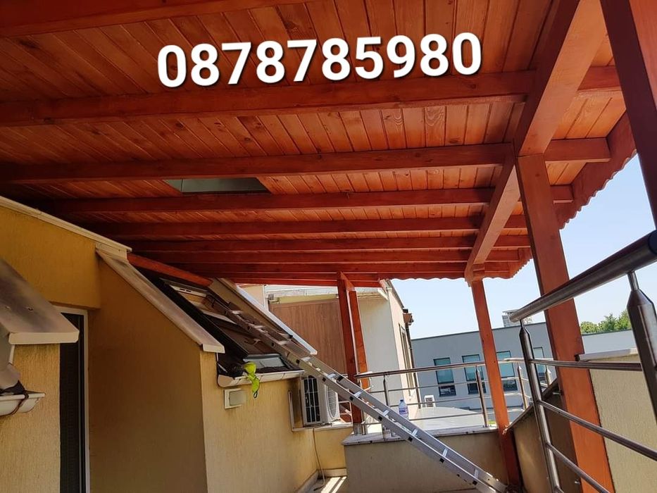 Изграждане на дървени навеси софия