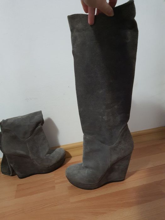 Cizme de piele întoarsă Cristhelen B. Musette