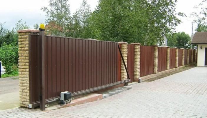 Ворота распашные откатные