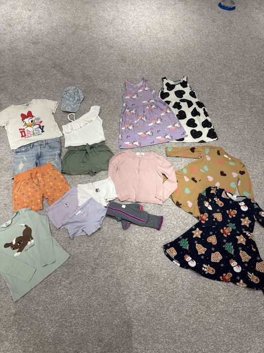 Пакет вещей для девочек на 4 года, все вещи привозные, фирменные