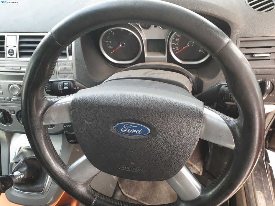 Volan Piele 4 Spite FARA Airbag cu Comenzi Ford Kuga 1 2008 - 2013 [K6554]