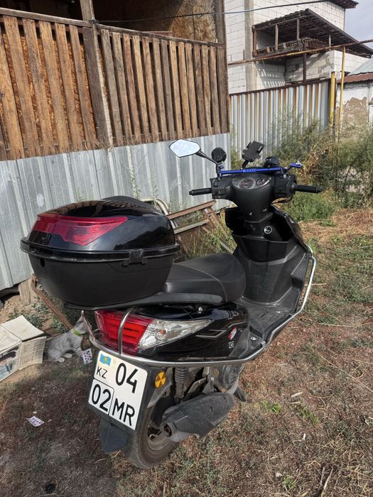 Мопед черный LIYA LY 49 QT