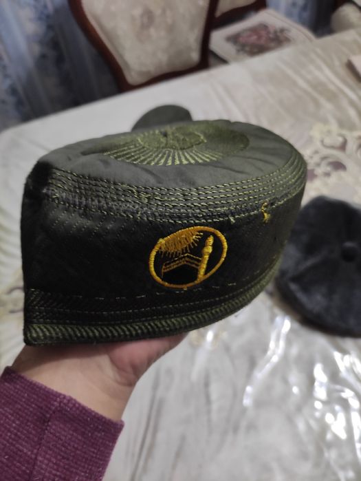 тюбетейка мужская новая с эмблемой каабы