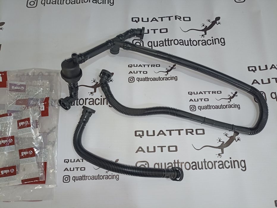 Трубка ВКГ с клапаном Audi A6 C5 2.4 2.8 дорестайлинг