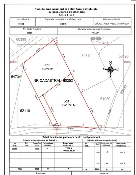 Teren intravilan Paleu, Bihor