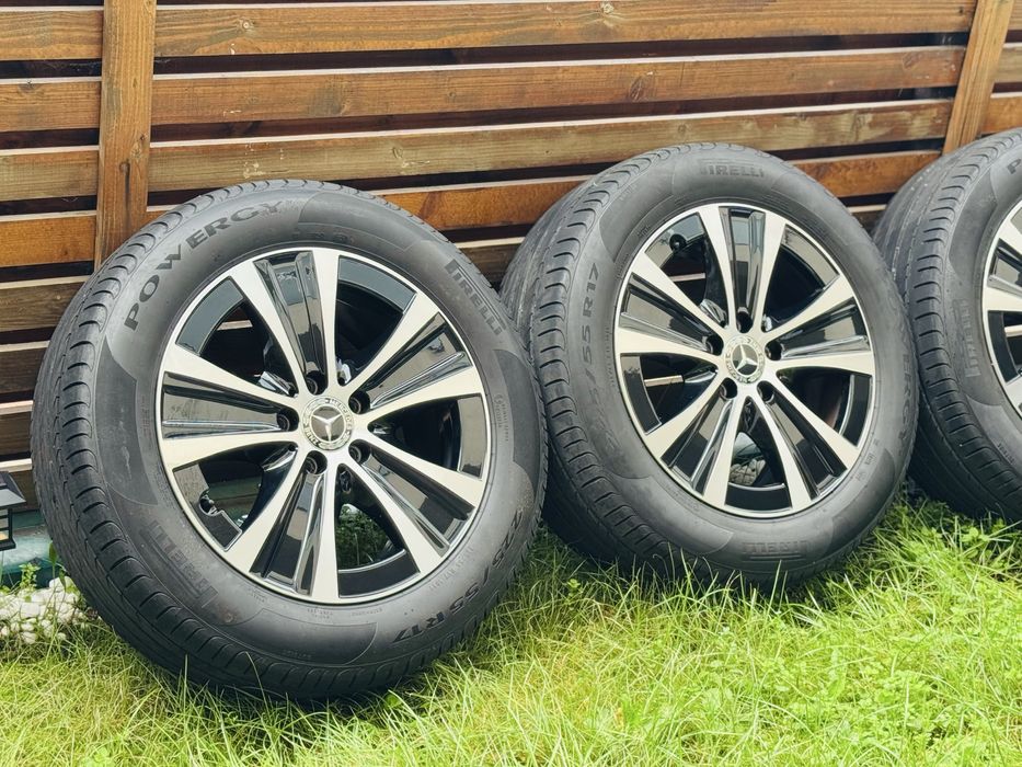 Jante Mercedes 225/55/R17 cu anvelope Pirelli dot 2025 noi