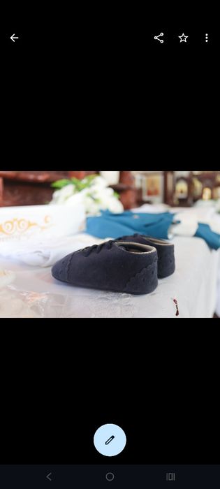 Vând costum mărimea 74-80 cu papion Andreeatex-6 piese