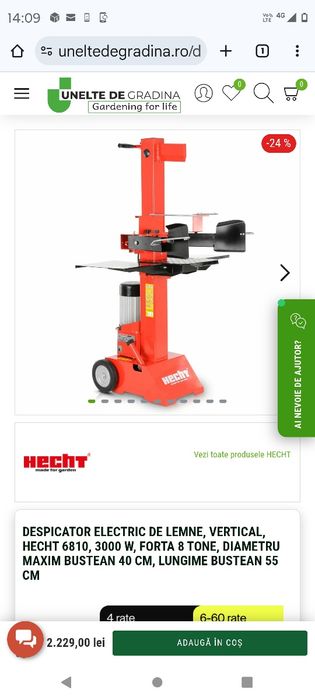 De crăpat lemne nou