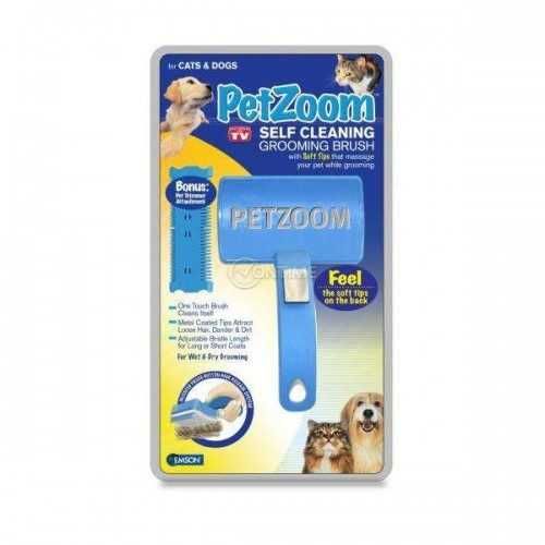 Pet Zoom!Самопочистваща четка,гребен,тример за животни,кучета, котки