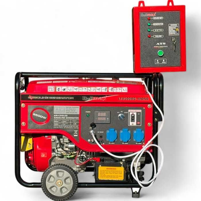 Трифазен бензинов генератор за ток 9,5 KW + ATS кутия