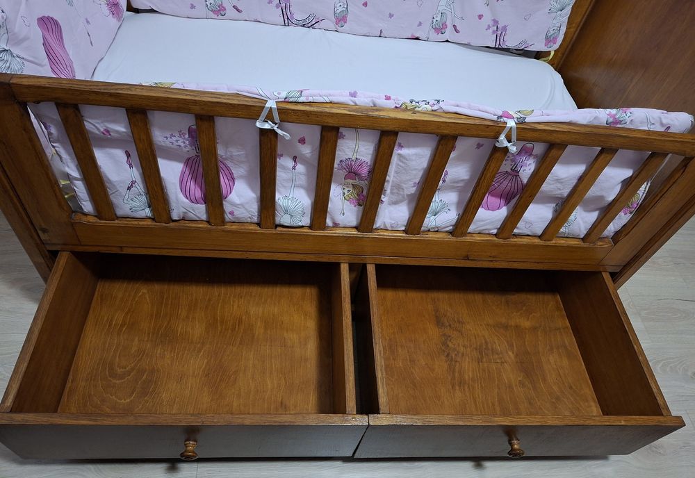Pătuț bebe din Lemn Masiv