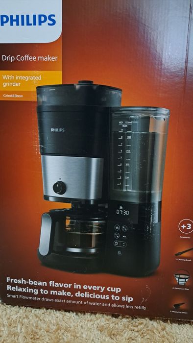 Philips All-in-1 Brew HD7900/50 cu râșniță integrată – folosită o singură dată, în cutia originală.