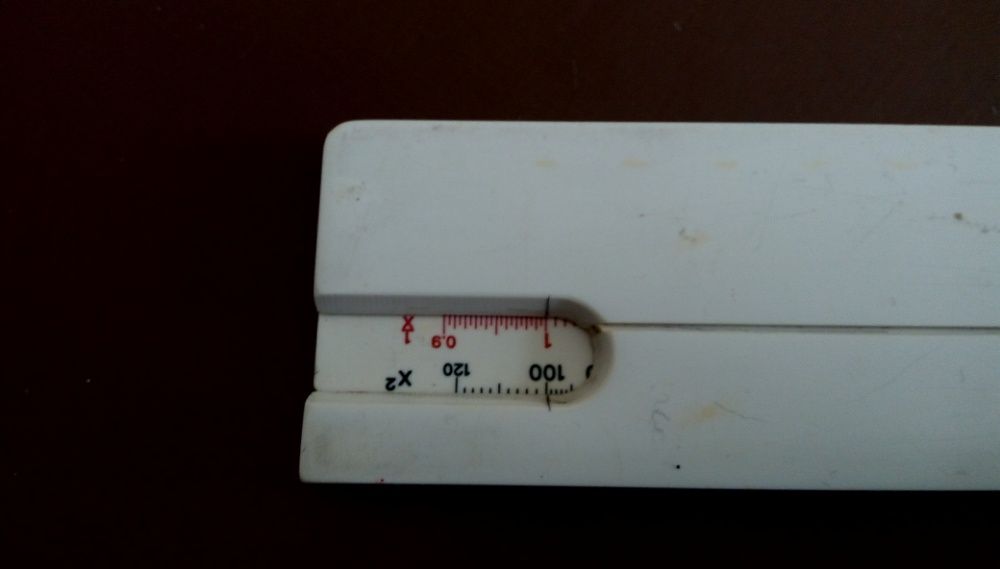 ЛОГАРИТМИЧНА ЛИНИЯ-Сметачна линия  руска 15,5см