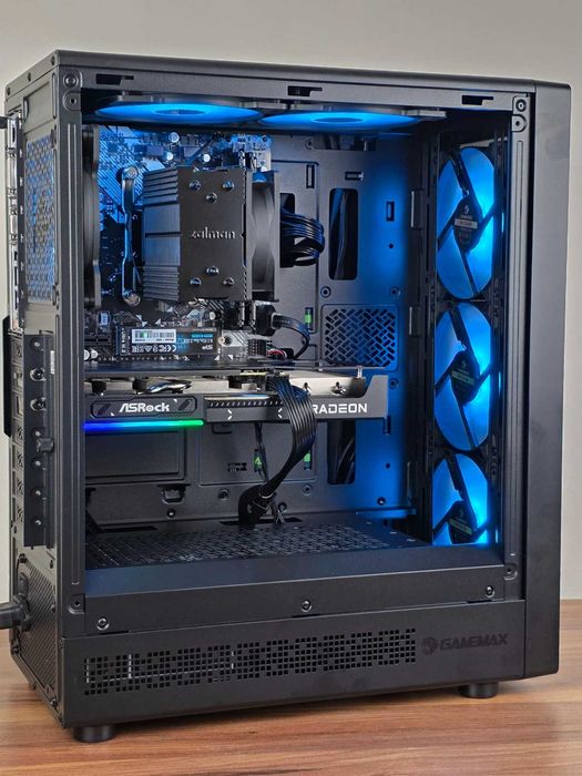 Нов | Ryzen 7 5700X | RX 9060XT | 16 GB RAM | NVMe | Геймърски