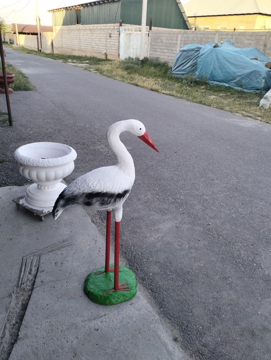 Продам птицы из бетона для сада