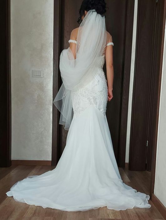 Rochie mireasa stil sirena (creatie Nicole Enea)