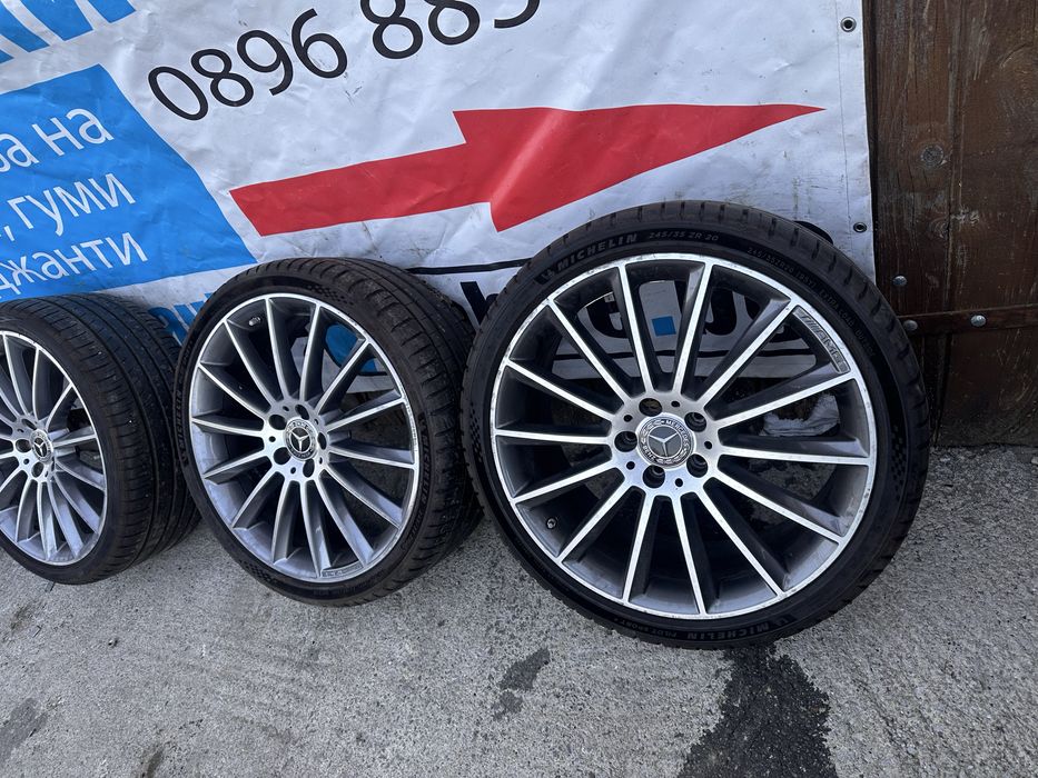 20 5х112 джанти с гуми спорт пакето амг мерцедес