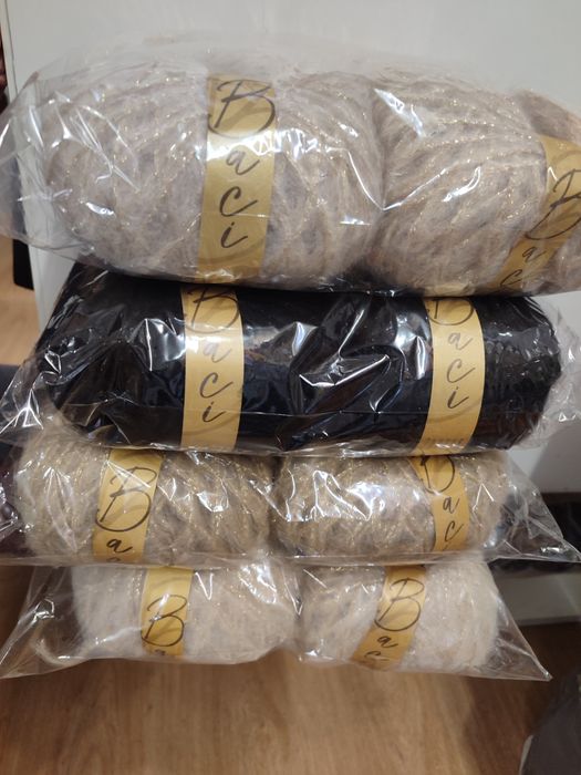 Прежда италианска Baci с мохер на едро и дребно