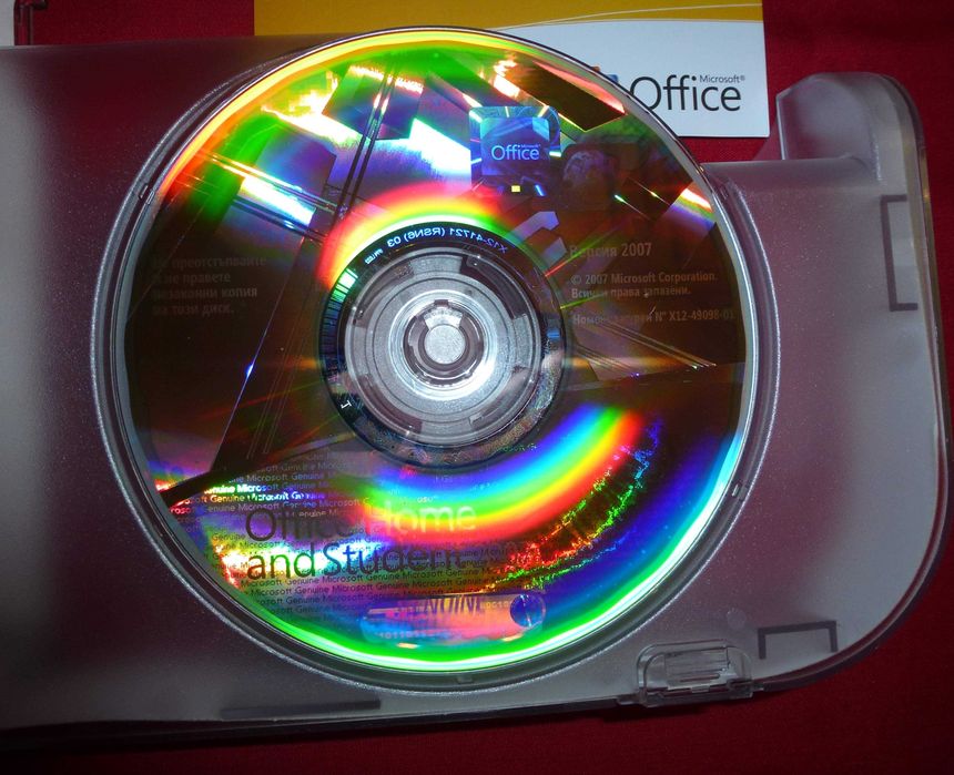 Microsoft Office 2007 for student оригинален нов