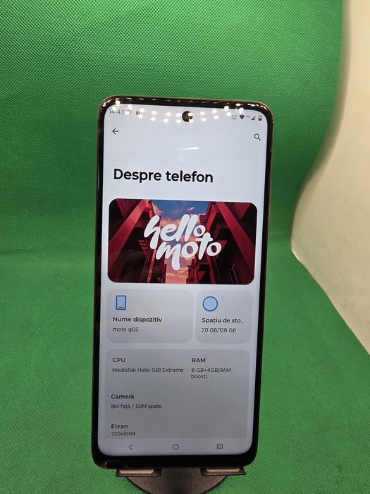 Motorola G05 128GB•Fisurat •Amanet Lazar Crangasi •44465
