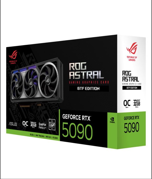 Видео карта ASUS GeForce RTX 5090 ROG Astral BTF OC Edition 32GB