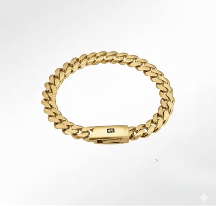 Set Cuban Monaco Classy  Placat. cu Aur 18k