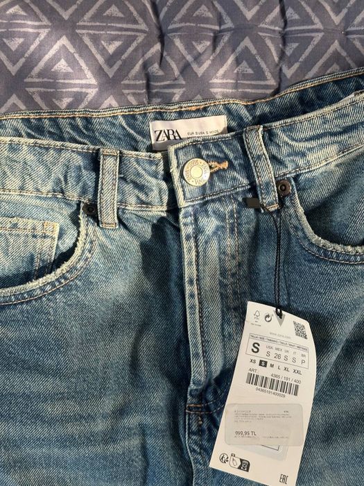 Джинсовая юбка макси ZARA