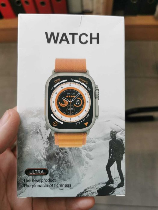 Smartwatch model Ultra – design modern, nou, sigilat – 100 lei neg