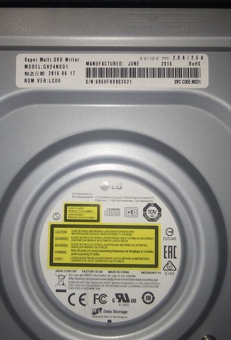 Оптический привод LG GH24NSD1