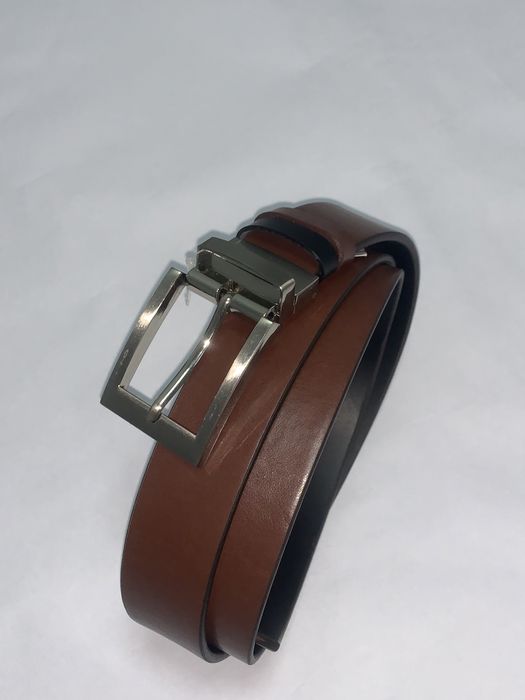 Curea De Piele Naturala, Catarama Rotativa, 2 Fete