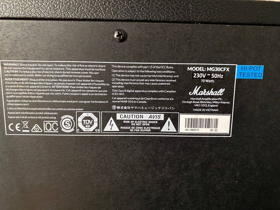 Marshall MG30GFX Гитарный комбоусилитель