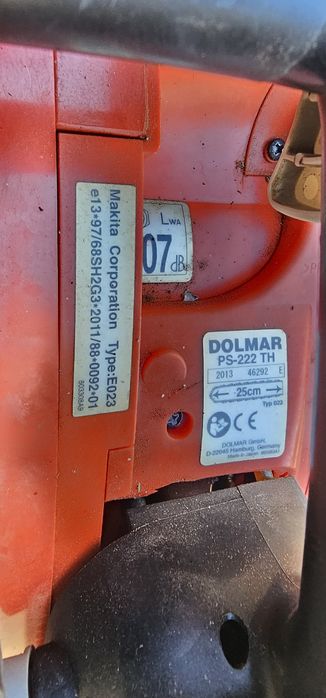 Drujba tâmplărie,curățat pomi Dolmar ps 222th japan