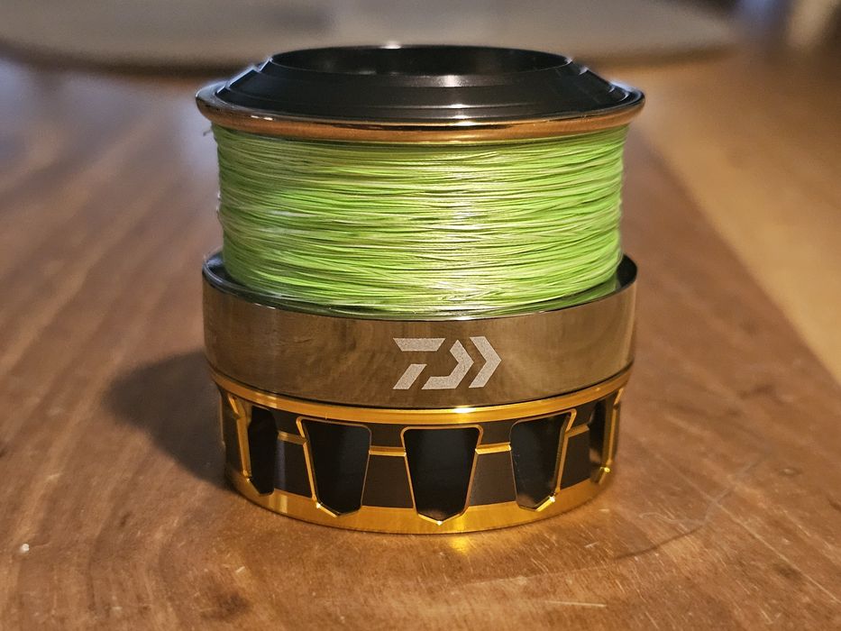 Шпула за макари Daiwa RCS 2508PE, произведена от SLP WORKS, цвят Gold