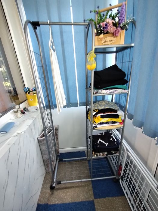 Stender multifuncțional mare pentru balcon