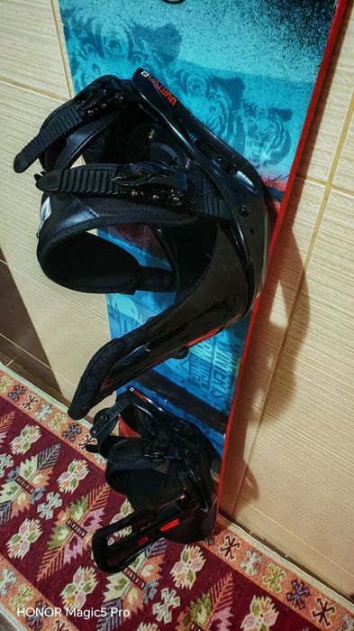 Placa snowboard 160 Nideker -legaturi boots