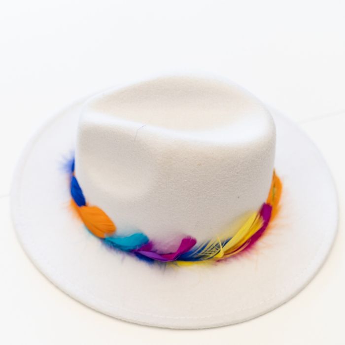 Palarie personalizata "feathres hat"