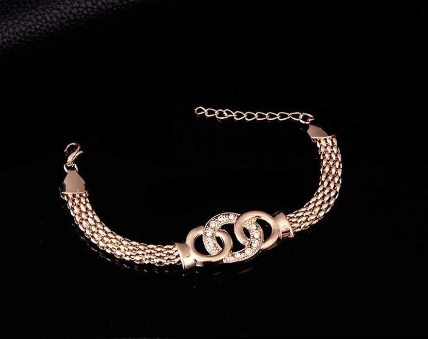 Позлатен комплект бижута – 4 части