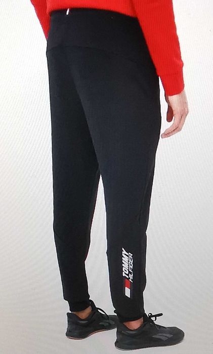 Tommy Hilfiger Pantaloni Barbati, XXL, Negru, bumbac, Neted