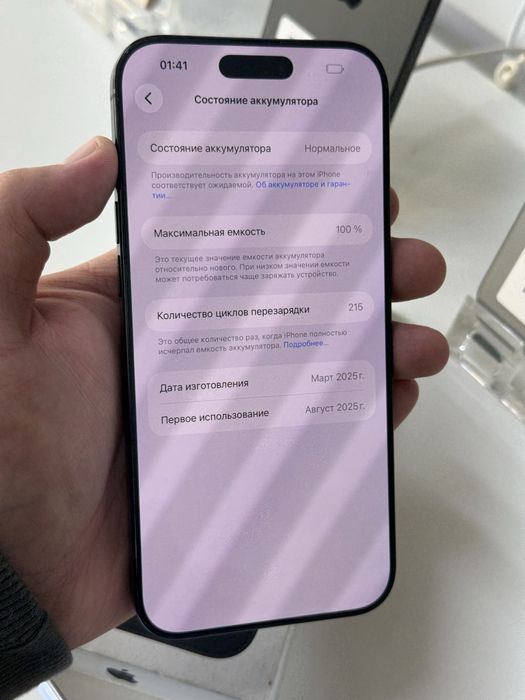 Iphone 16pro max 256gb 100%